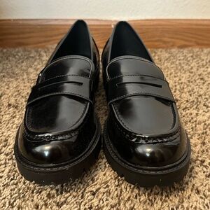 Ladies Black Loafers